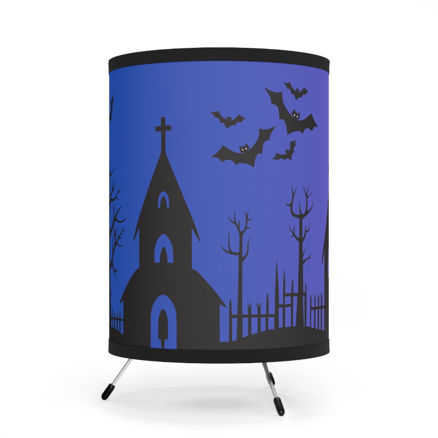 π¦ Haunted Glow Halloween Tripod Lamp β Spooky Graveyard Scene Accent Light for Fall Decor πβ¨