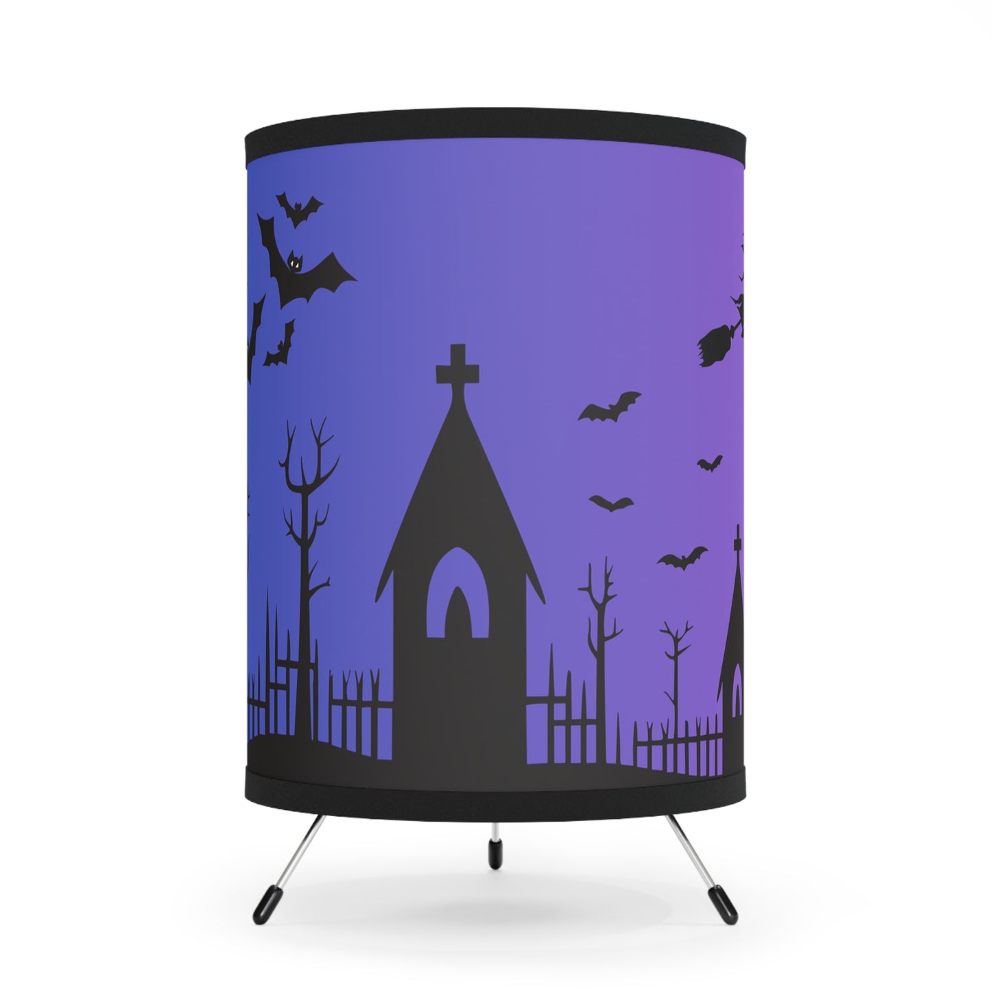 π¦ Haunted Glow Halloween Tripod Lamp β Spooky Graveyard Scene Accent Light for Fall Decor πβ¨