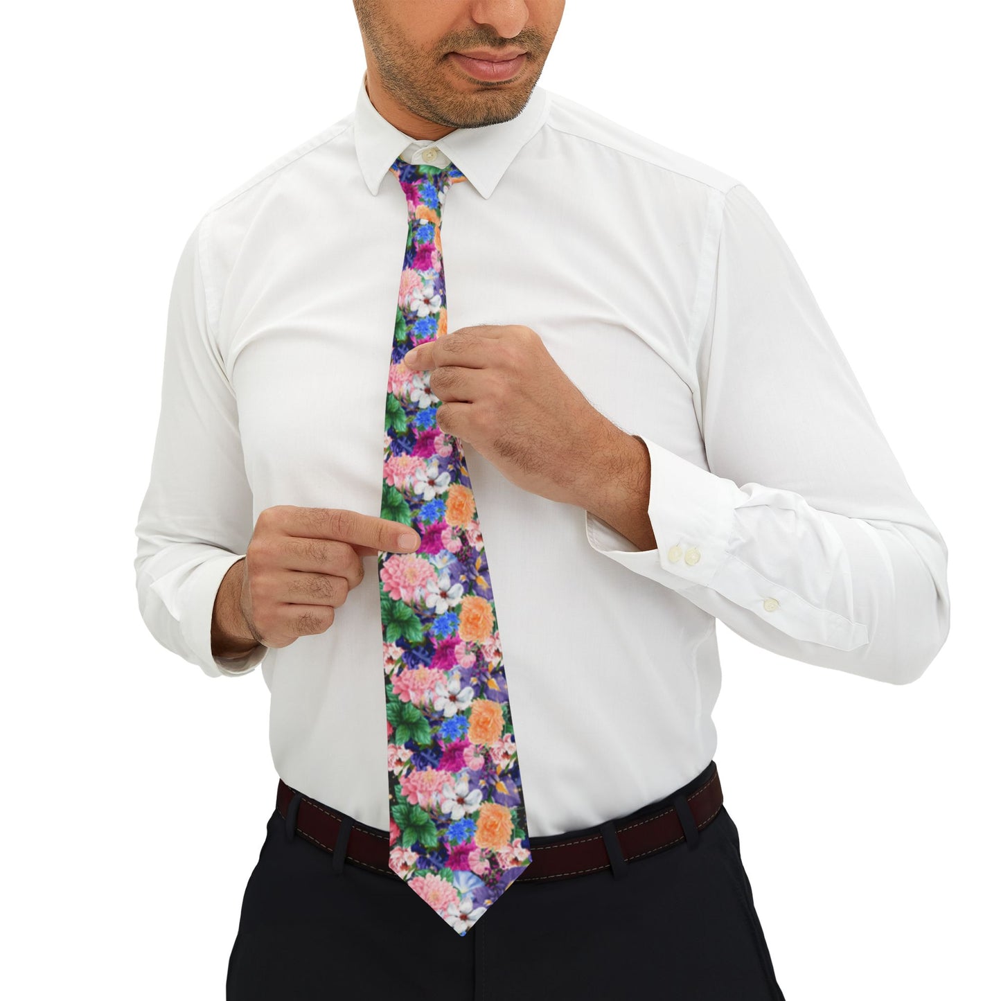 πΈβ¨ Midnight Bloom Floral Tie β For the Bold & Dapper π«πΊ