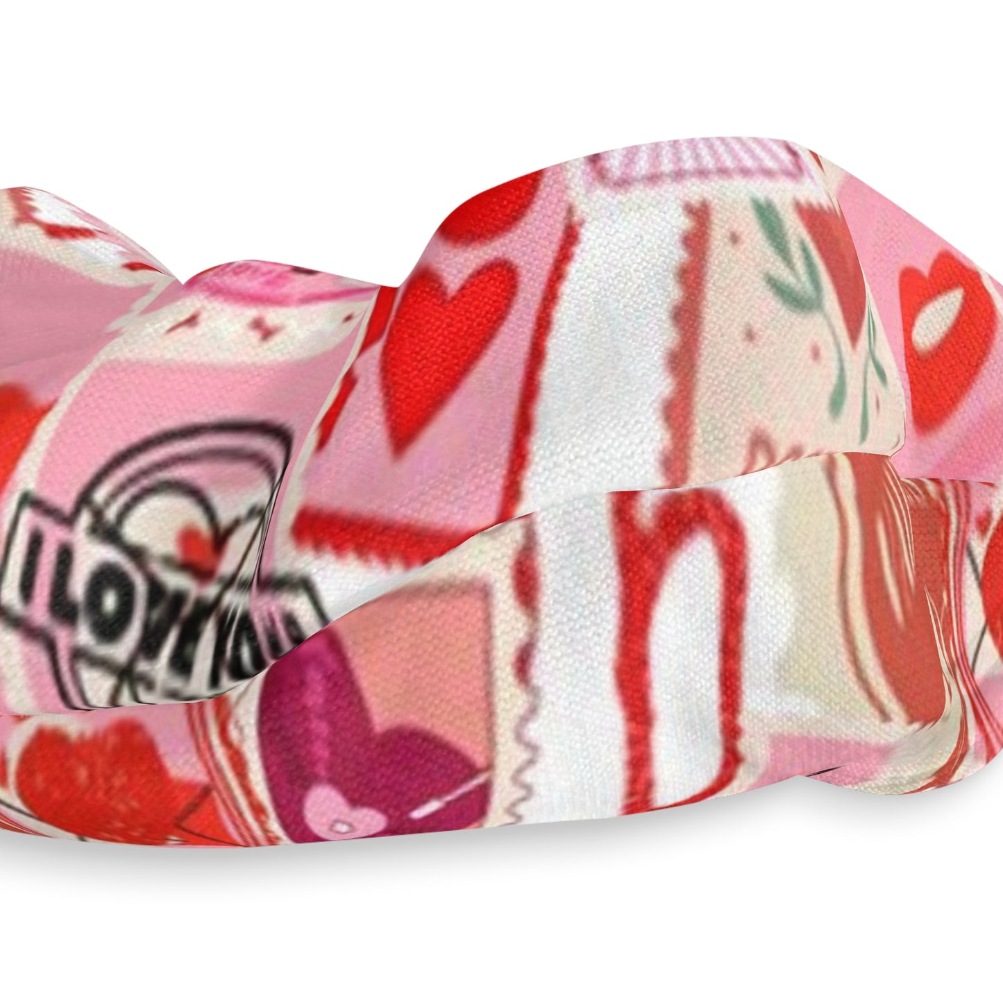 Vintage Valentine Postcard Scrunchie šš