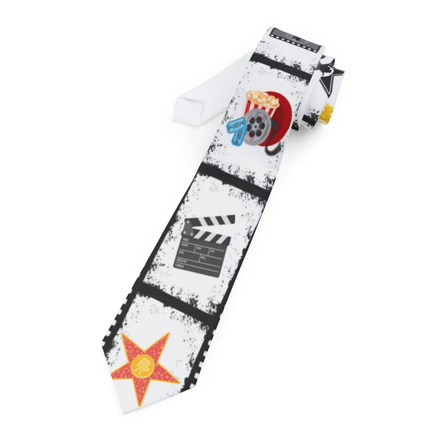 π¬ Classic Cinematic: Retro Movie Necktie πΏπ₯