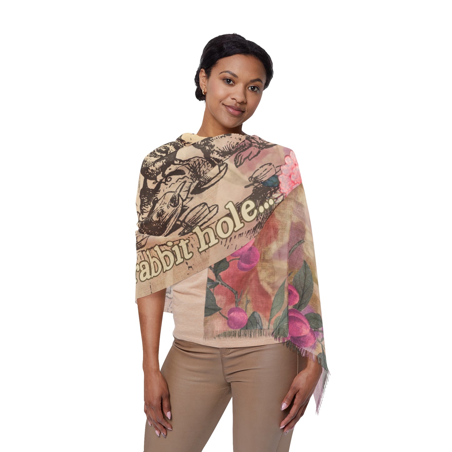 Alice Scarf | Whimsical Alice Collection Accessories for Cozy Style & Everyday Magic 🐇🌸