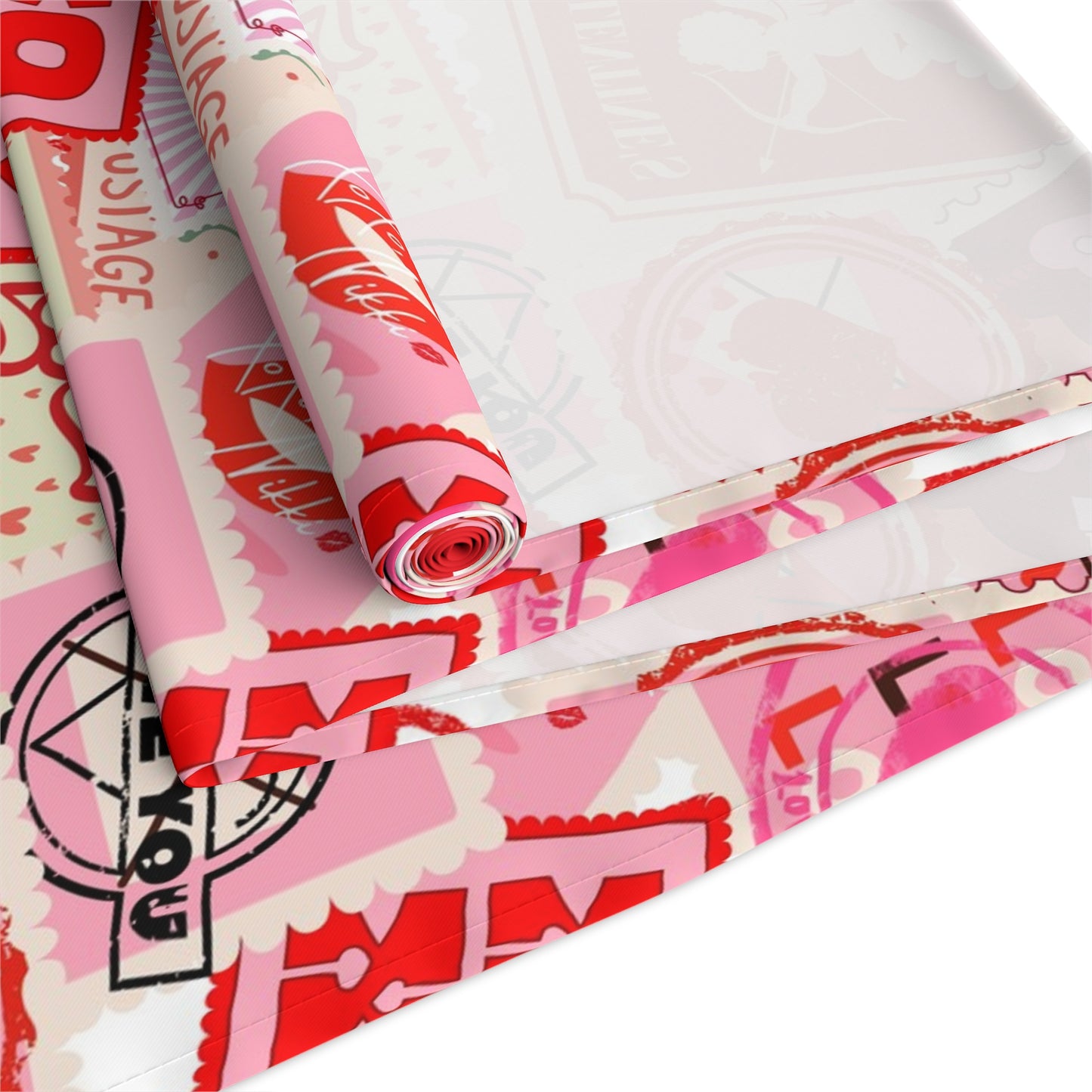 Vintage Valentine Postcard Table Runner ❤️🍽️