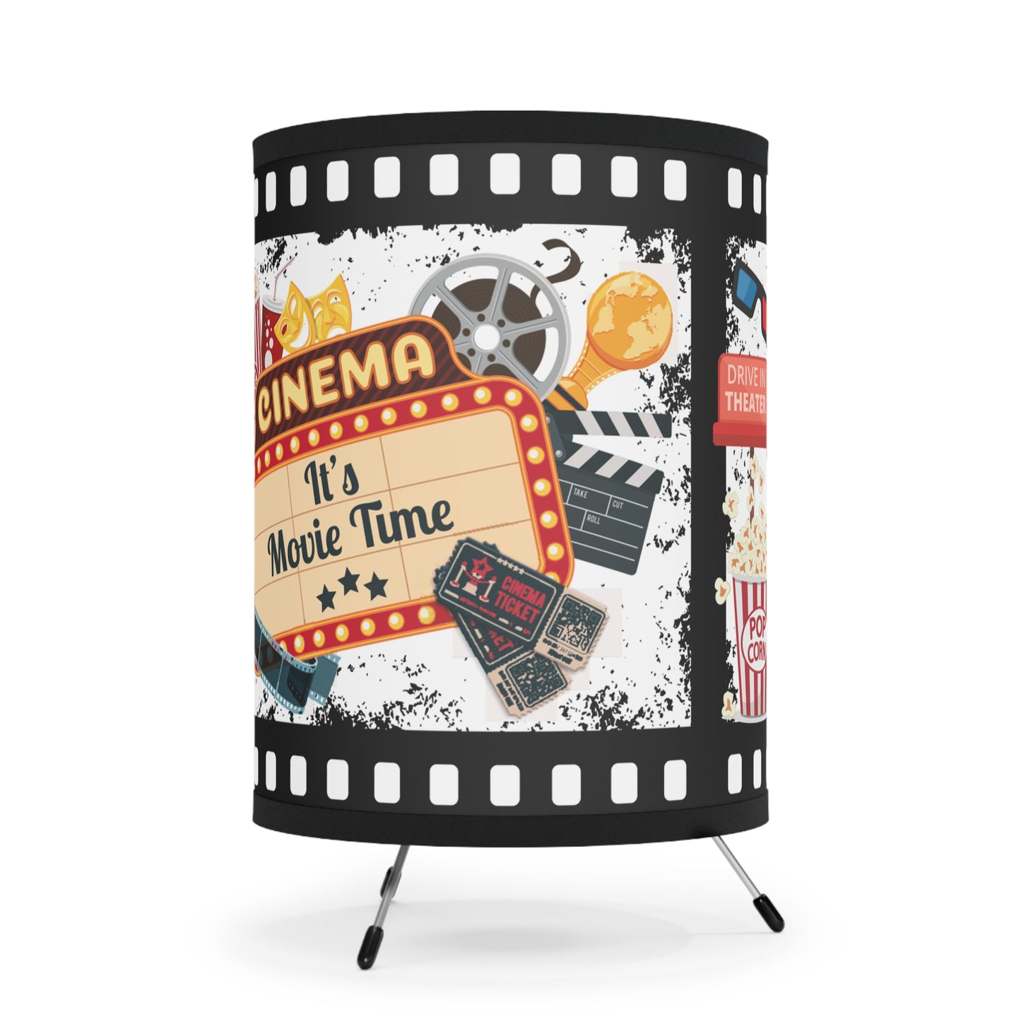 🎬 Movie Magic Lamp: Tickets, Film Reels & Cinematic Vibes 🍿