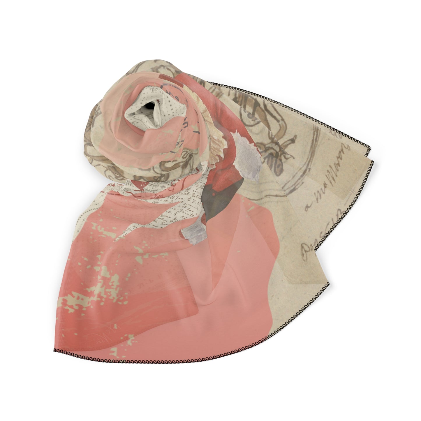 Vintage Santa North Pole Limited Edition Christmas Scarf 🎅✨ | Holiday Fashion Accessory