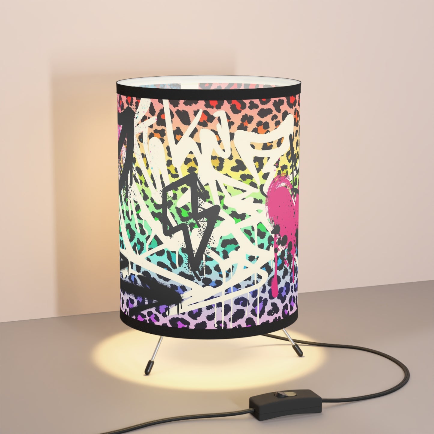 🎨 City Lights: Colorful Graffiti Art Lamp 🏙️✨