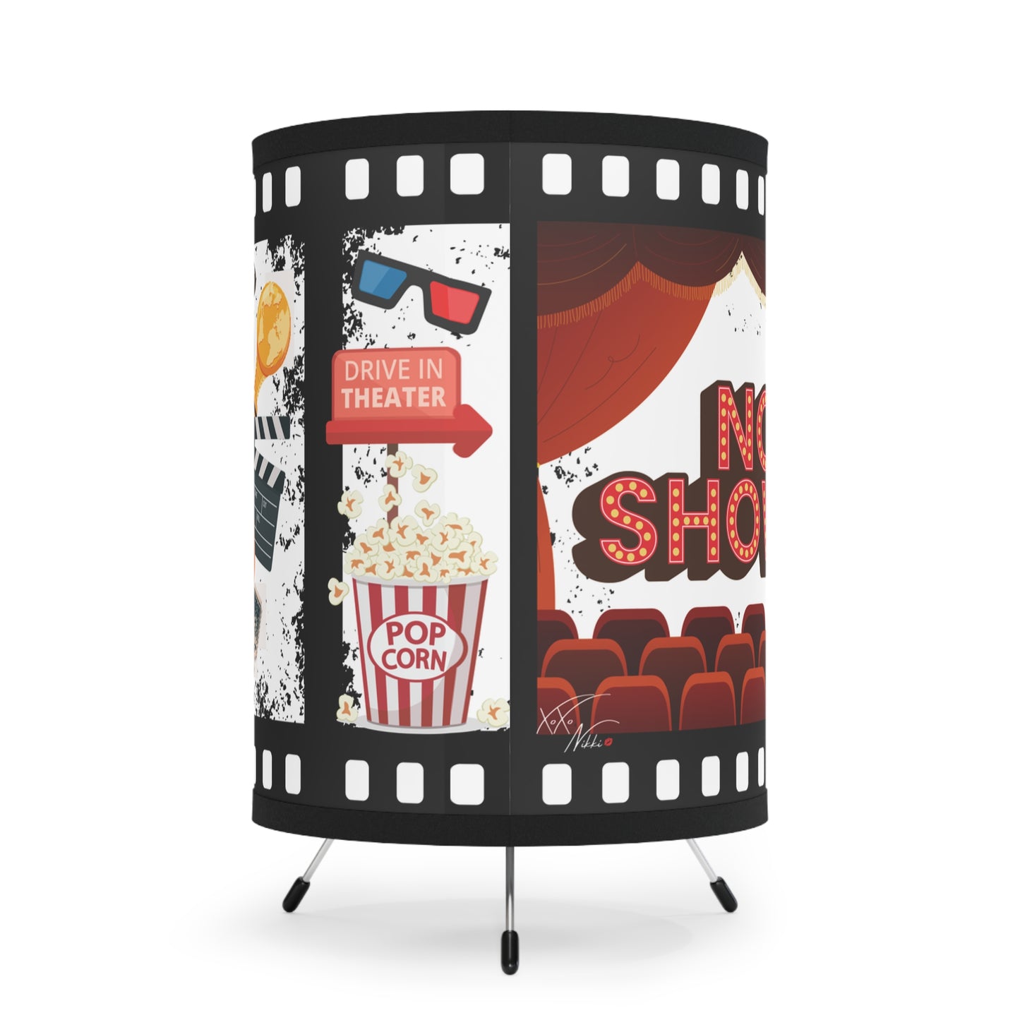 🎬 Movie Magic Lamp: Tickets, Film Reels & Cinematic Vibes 🍿