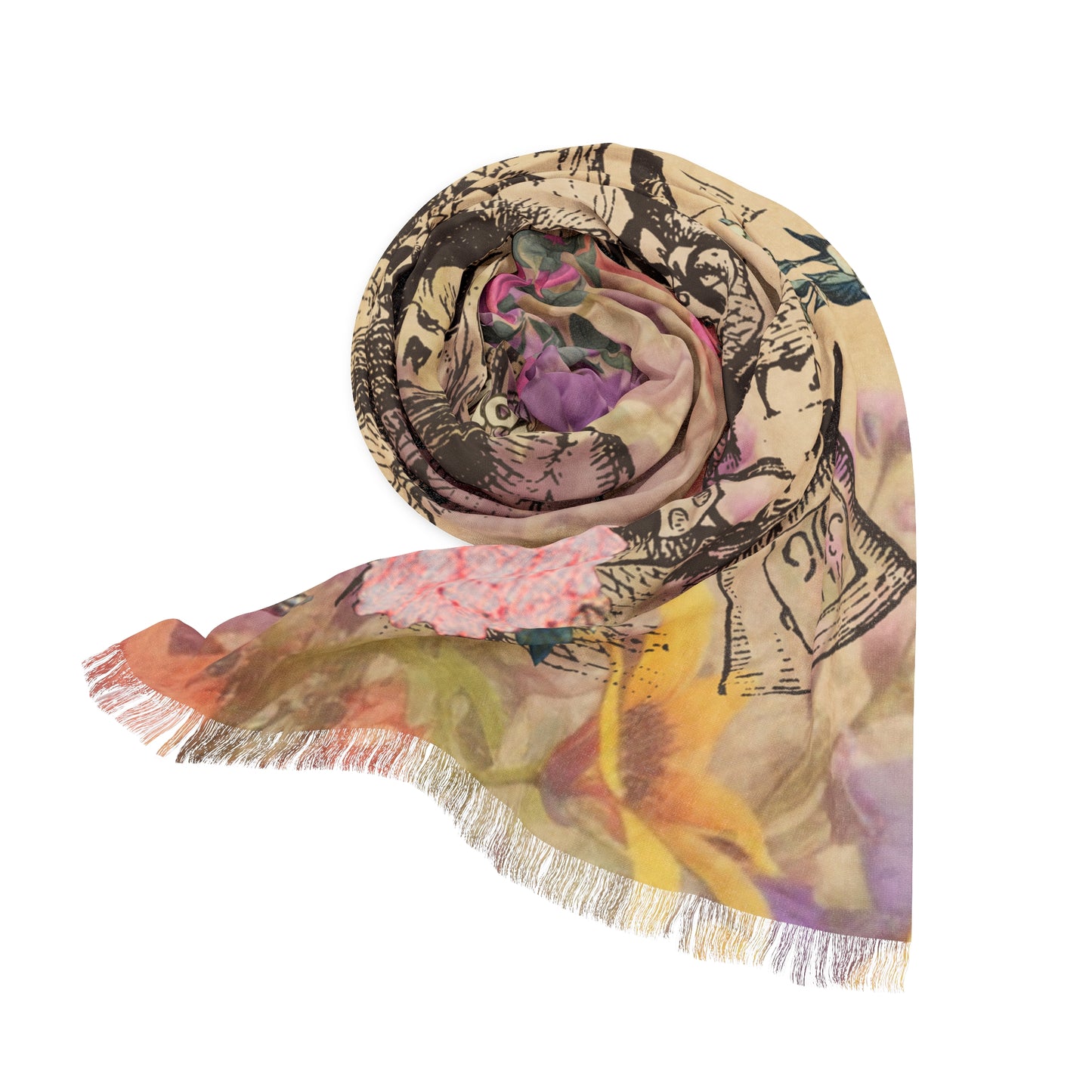 Alice Scarf | Whimsical Alice Collection Accessories for Cozy Style & Everyday Magic 🐇🌸